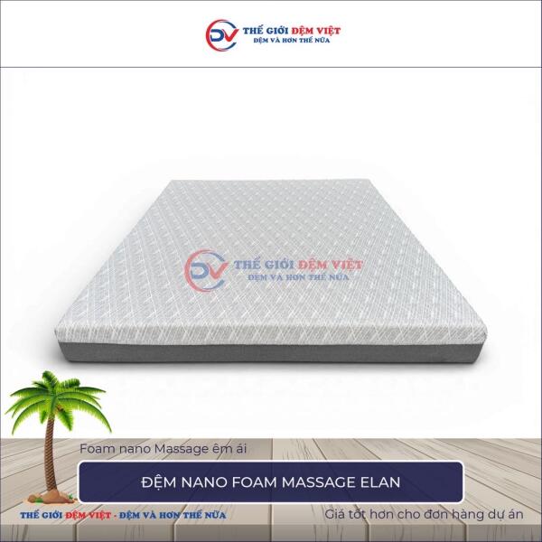 Đệm nano foam Massage Elan